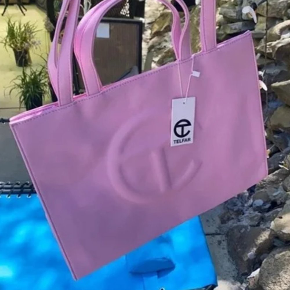 Brand New Telfar Pink Medium Shopping Bag